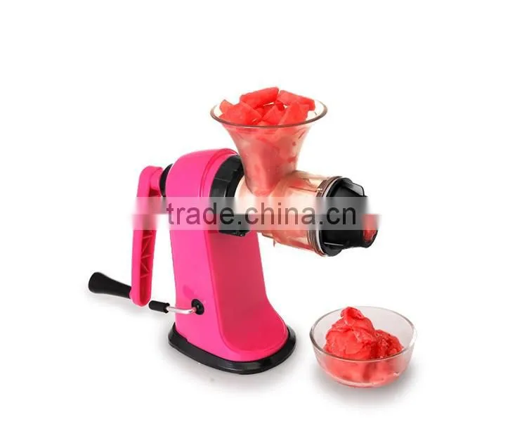 PP+ABS+S/S 30*30*12 Hot sale manual orange juicer machine/slow juicer/vegetable juicer