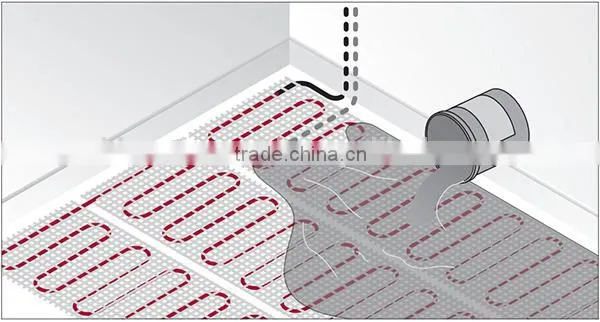 Minco 220V Electric Heat Cable Mat Infrared Floor Heating