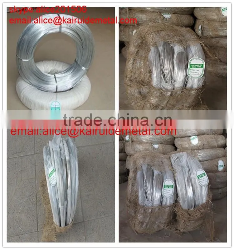 wholesale factory produce galvanized iron wire for construction,black annealed wire