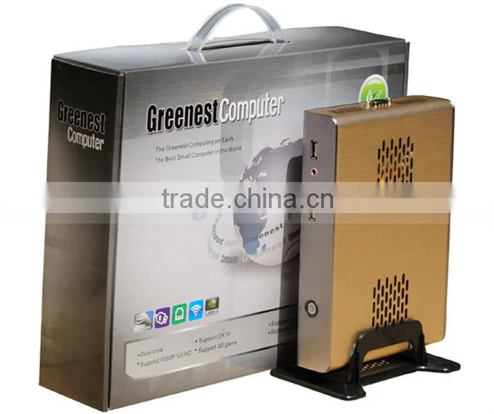 Cheapest Fanless Mini PC Intel Atom N270 Mini Desktop PV 12V with Linux OS
