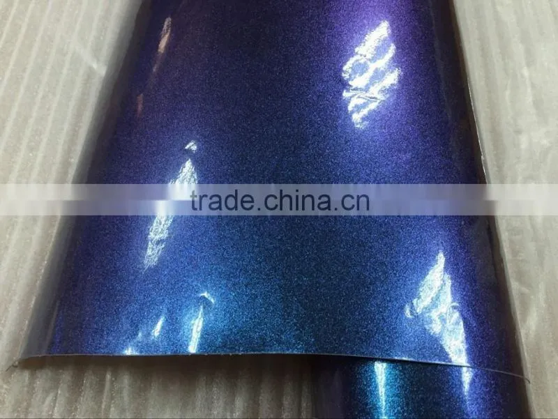 Chameleon glitter wrap film for car body decoration 1.52*20M/Roll