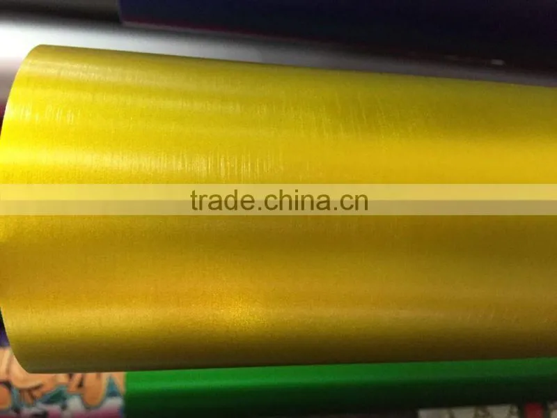 High Quality chrome matte brushed vinyl 1.52*20m