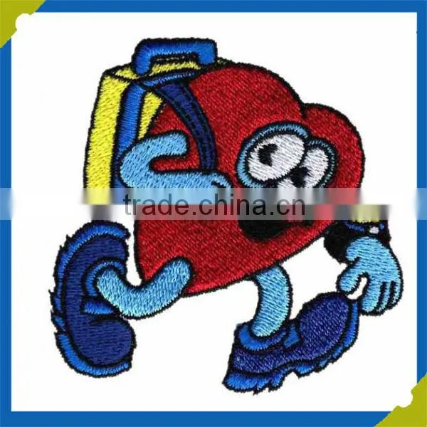 OEM woven patch Caricature embrodery patch decorated embroidered