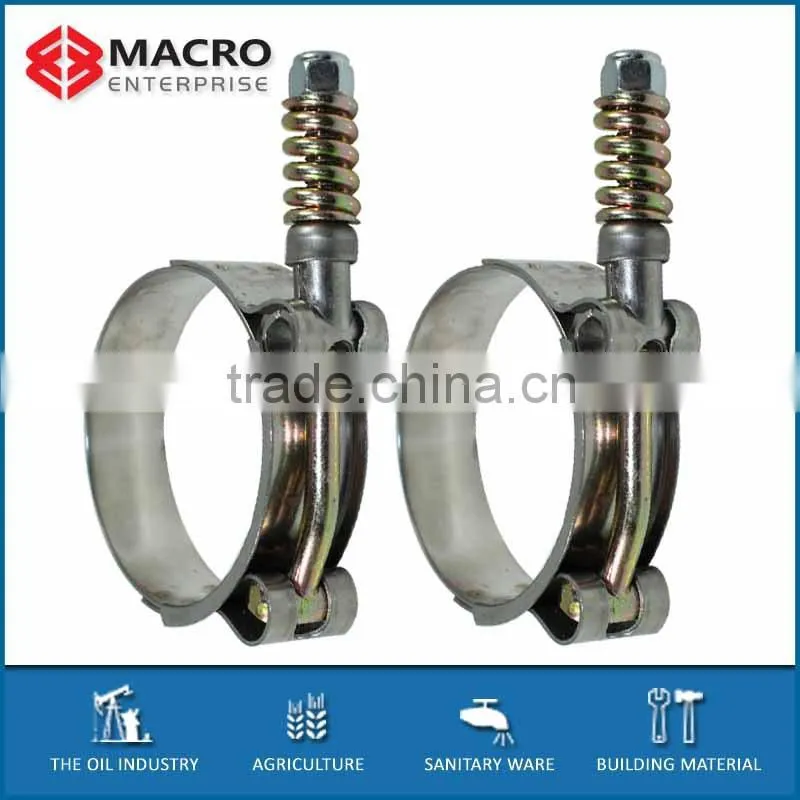 T bolt Spring Hose Clamps , round spring clamps
