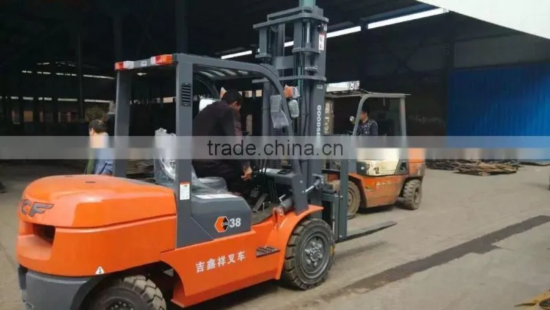 3.8 ton red color GOODSENSE Forklift Trucks with Chinese Diesel Engine