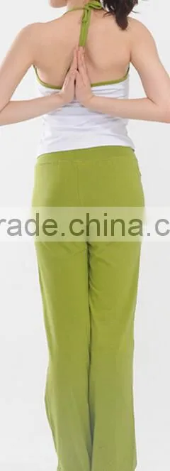 ladies custom modal fibre yoga shirt and pants