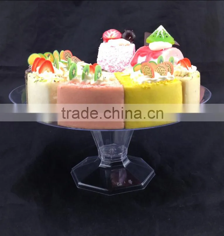 crystal dinner set stands 7'' wedding mini cake stand