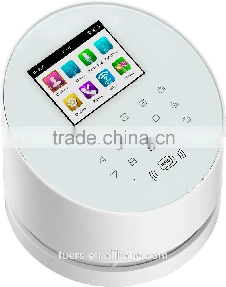Factory direct sale KERUI new W2 2.4G wifi wireless home alarm system