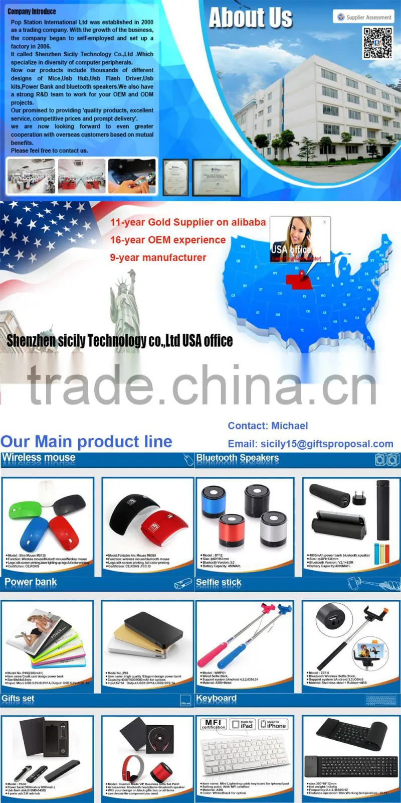 2015 arc folding mouse wireless with 1-year warranty and 3 million times click life as promotional gift