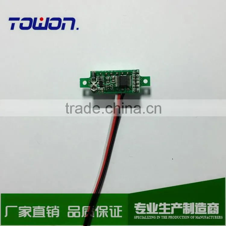 0 - 99.9V DC Digital Voltmeter Three Bit Red green blue 0.28 "LED 0v to 100v With Reverse Connection Protection