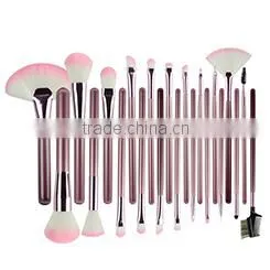 Portable natural hair professional makeup brush set