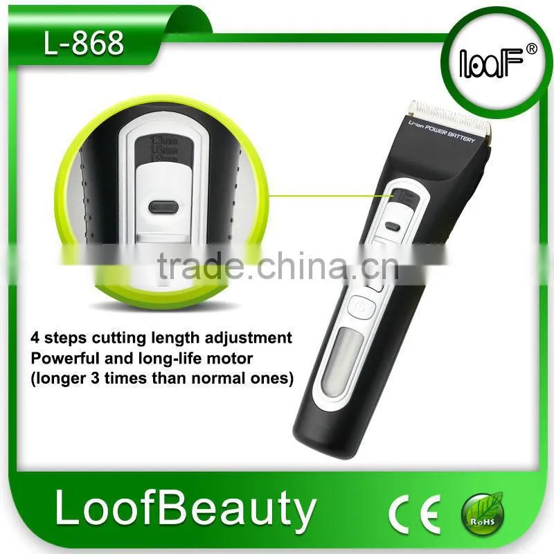 Loof L-868 professional rechargeable hair clipper accept OEM