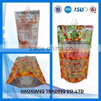 Wholesale empty biodegradable plastic with zipper tea bag packing plastic food packing bags stand up zipper bag