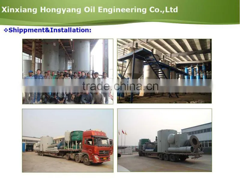 cotton seed oil refinery machine made in China with CE,ISO cert