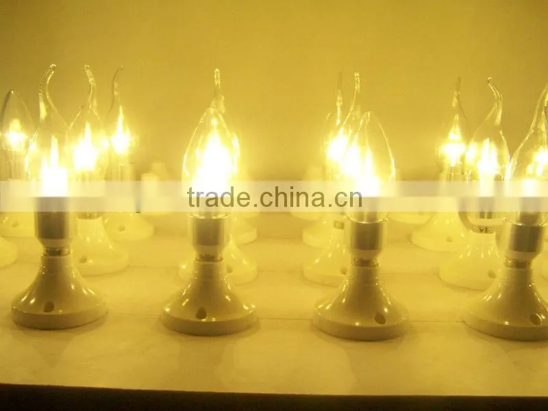 Led candle bulb Light with 3 warranty CE ROHS