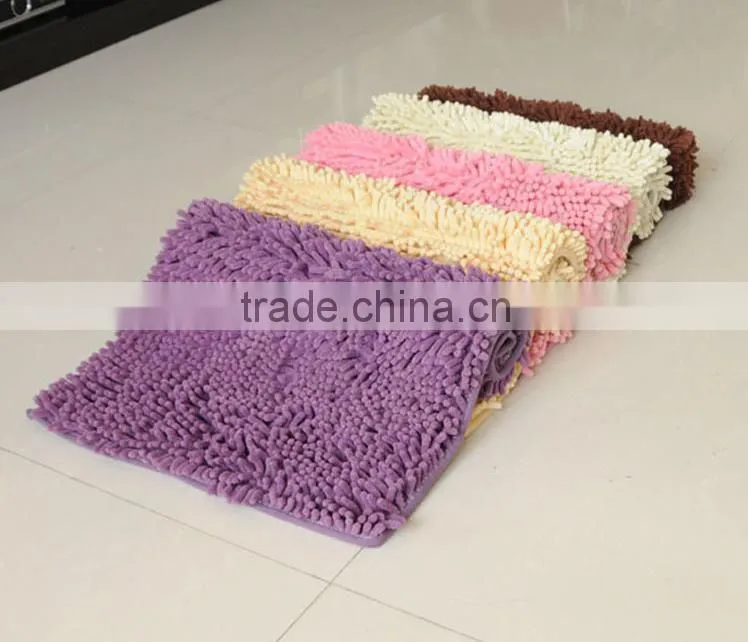 chenille long pile floor mat