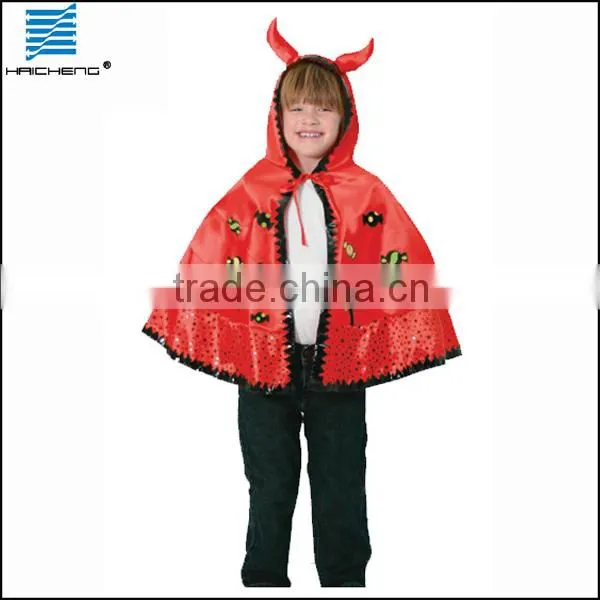 Children Pumpkin Cape Costumes For Halloween party