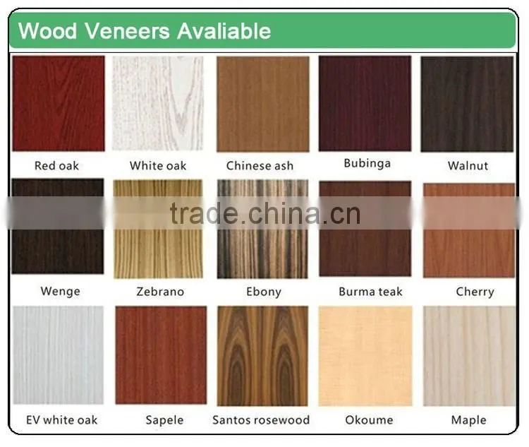 Primed Solid wood door L shaped Casings wrapped wood veneer