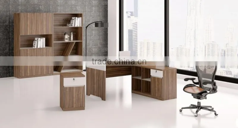 White environment painting Modern executive desk modular office furniture L-B1504