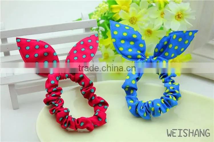 2016 Wholesale New Premium Hot-Sale fashion lovely rabbit ears elastic baby girls Headband wholesale manufacturer