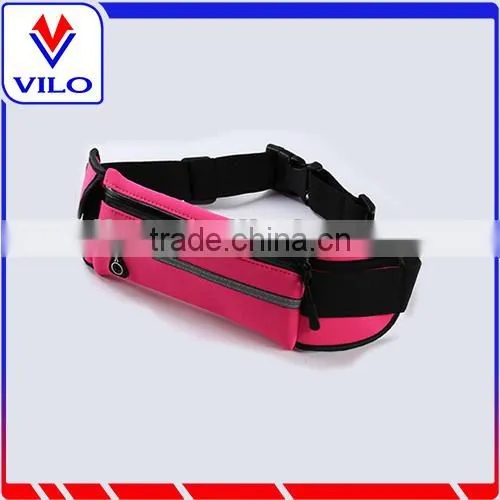 Sport Runner Zipper Fanny Pack Fitness Waist Bag Running Belt Pouch