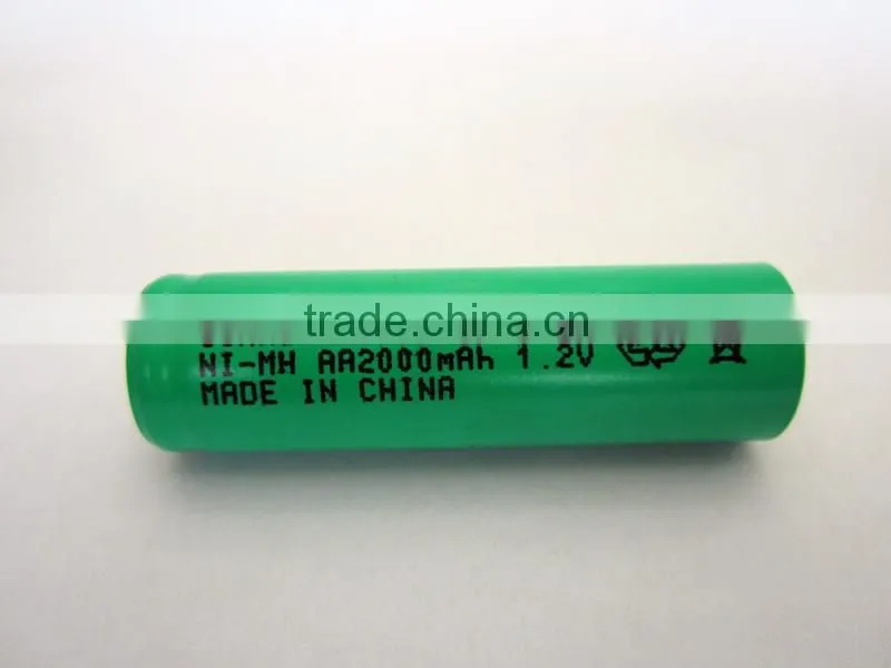 AA 2000mAh 1.2 V Quanlity Rechargeable Battery NI-MH 1.2V Rechargeable 2A Battery Baterias Bateria