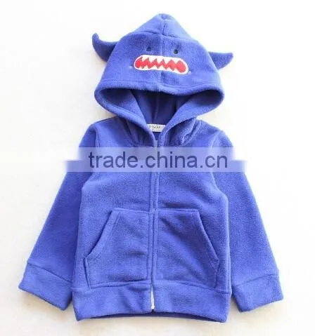 polar fleece jacket boy's thin warm coat boy's casual coat with hooded cheap warm coat