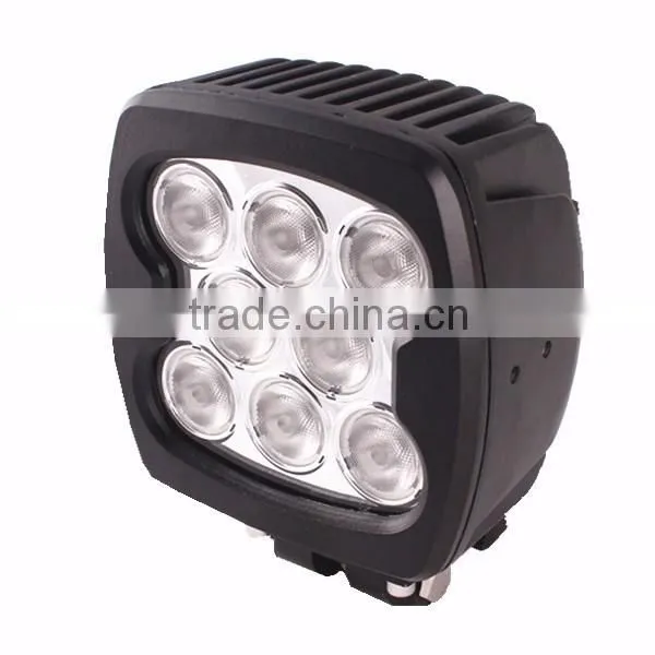 High Bright 12v 24v 80w LED Square Work Light Spot Beam7" square led driving lights for Offroad 4x4 Truck Jeep Atv Suv Ute Vehic