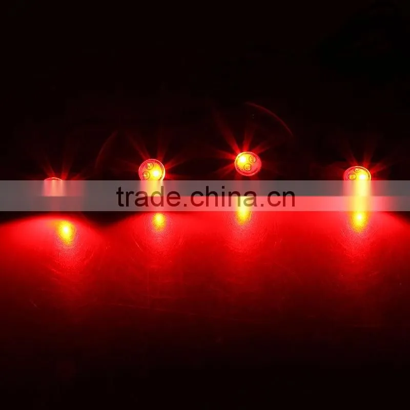 4piece a group 9W RGB LED Rock Light kit Fender Under Car Truck Vehicle Crawler light for Offroad SUV 4WD ATV