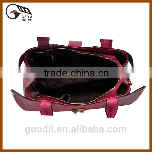 Guangzhou Factory Fashion ladies Leather cheap wholesale hobo handbags 2015