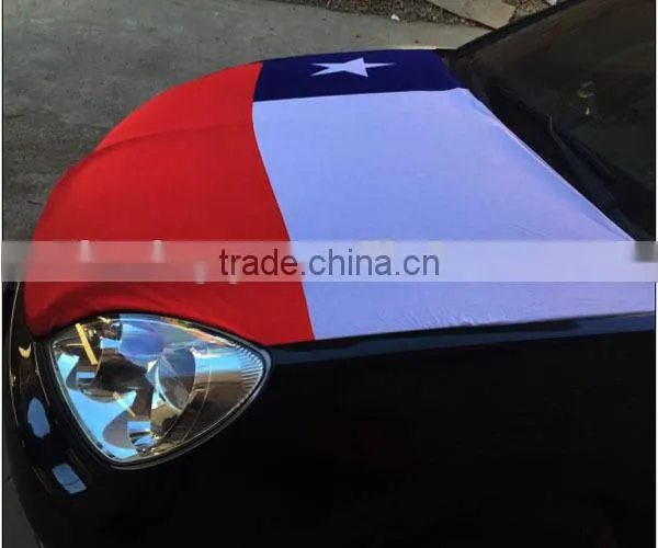 polyester car cover,Chile car bonnet cover,flag cover for cars