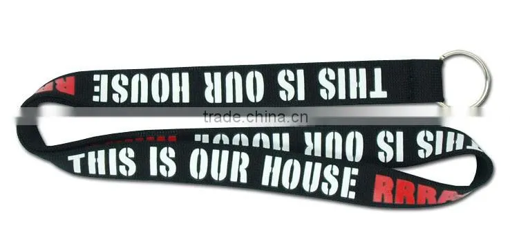 lanyard keychain/tube lanyard/cotton strap accssory
