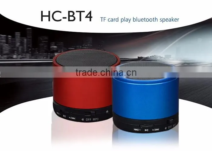 HC-BT4 bluetooth speaker new products Mini wholesale bluetooth speaker for mp3/phone