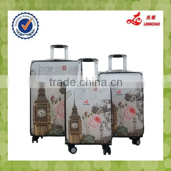 four wheels Soft Luggage sets High quality Spinner luggage New Luggage Suitcase