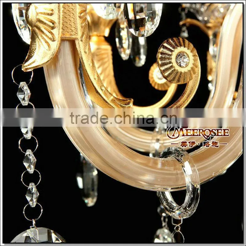 European Style Chandelier Crystal Light Lampshade Crystal Chandelier Modern MD88006 L6