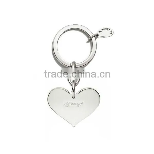 New design metal key holder with multi charms