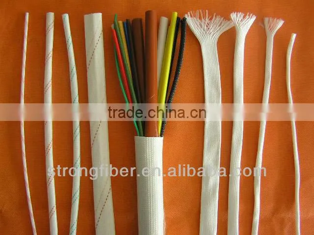 Raw fiberglass sleeving