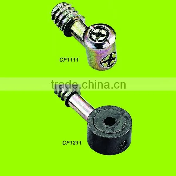 The best business reputation hotsales zinc plated zinc alloy+iron 4 in 1 furniture connecting fittings(CF1111)