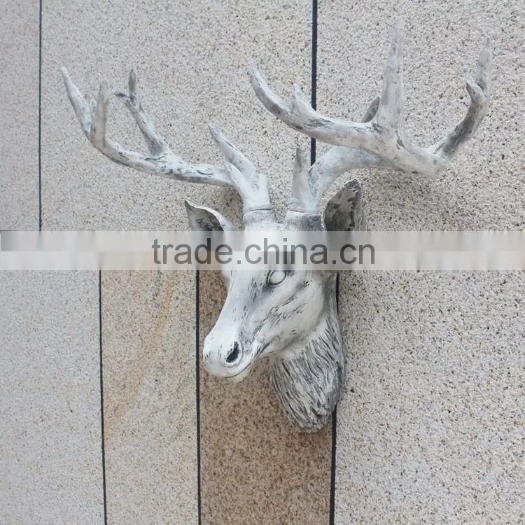 Resin craft good quality home decoration deer head