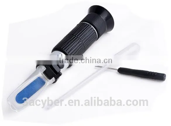 RSG-100ATC Black Rubber Strip Brix & Beer Sugar Wine Wort SG 0-32% Hand Held Refractometer