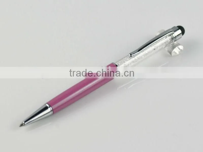 Popular crystal touch pen with logo TC-TS011