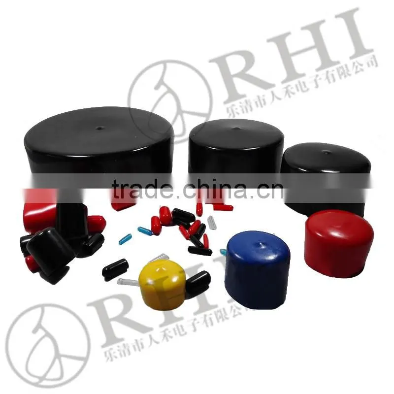 10mm OD tubes with 9mm plastic pipe end cap/ copper pipe plugs end covers /pvc caps brass pipe plugs ,silicone pipe caps