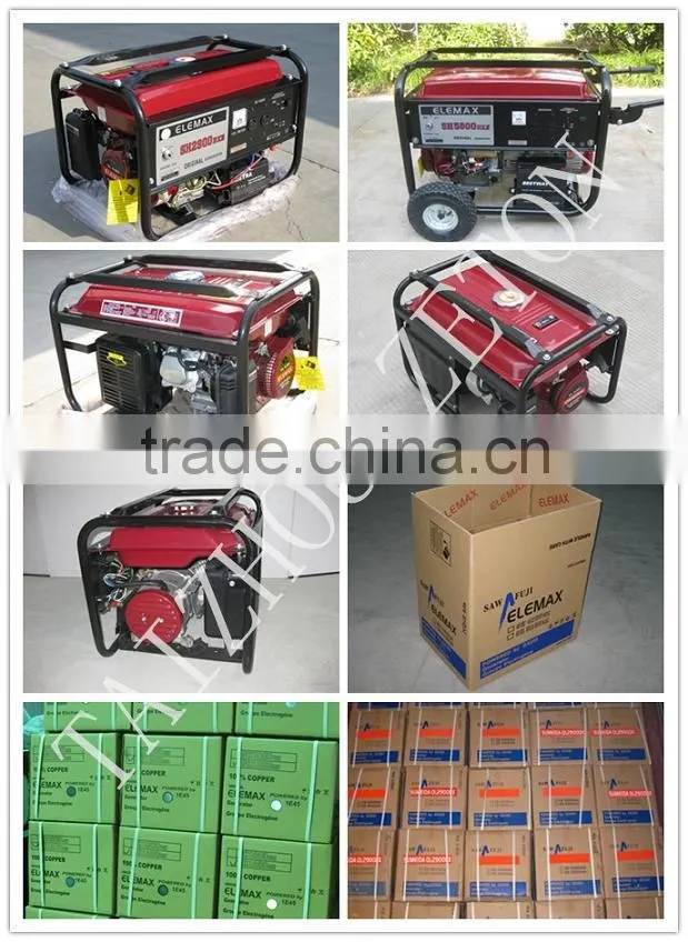 2.0-5.0KW ELEMAX honda type engine alternator generator
