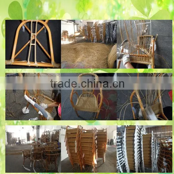 Outdoor wicker rattan chair in bamboo looking AT-6047 1622