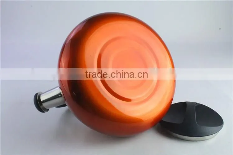 Durable colorful tea pot water kettle whistling tea kettle stainless steel jug