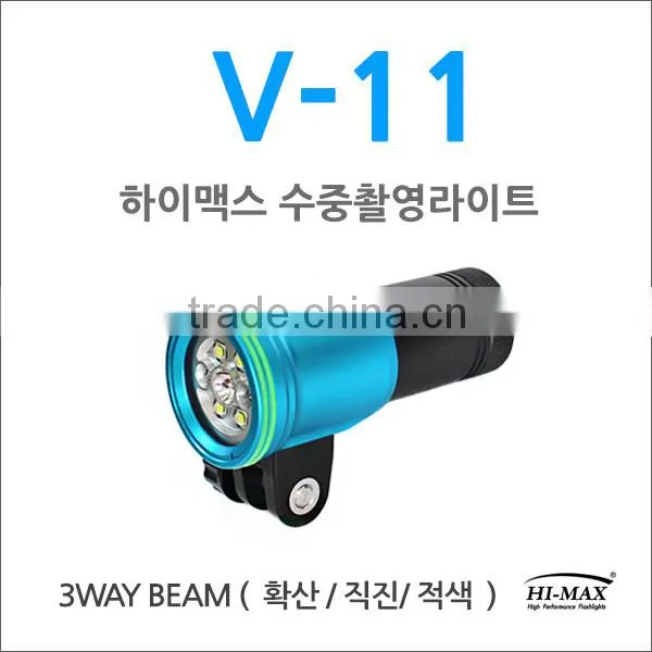 Wholesale Price Underwater Waterproof Torch For Diving Photo / Video