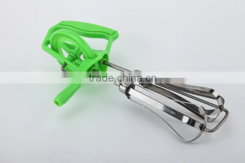 stainless steel manual egg whisk beater