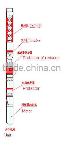QYLB Series ESPCP(Electric Submersible progressive cavity Pump) for oil producement