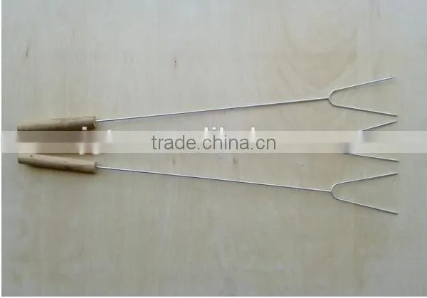 telescopic bbq fork, extendable fork, stainless steel fork