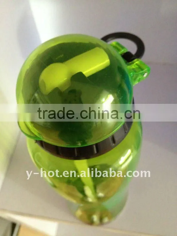 plastic water bottle with straw YH-P014